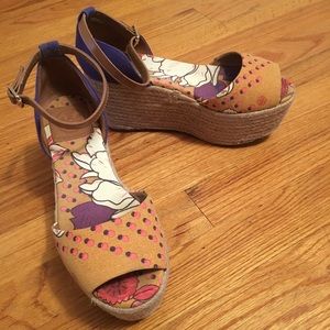 Tory Burch Sherri Wedge Espadrille Sandals
